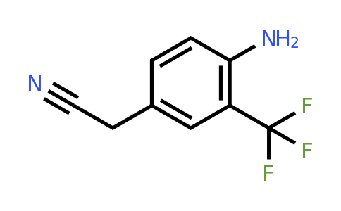 CAS 854273-16-8 | 2-[4-Amino-3-(trifluoromethyl)phenyl]acetonitrile