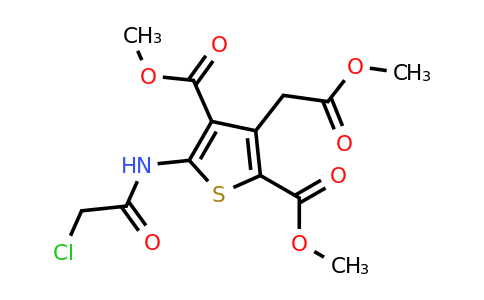 CAS 854357-38-3 | 2,4-dimethyl 5-(2-chloroacetamido)-3-(2-methoxy-2-oxoethyl)thiophene-2,4-dicarboxylate