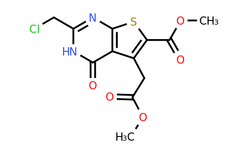 CAS 854357-39-4 | methyl 2-(chloromethyl)-5-(2-methoxy-2-oxoethyl)-4-oxo-3H,4H-thieno[2,3-d]pyrimidine-6-carboxylate
