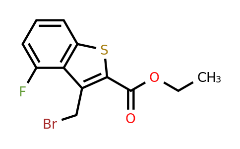 CAS 854357-40-7 | ethyl 3-(bromomethyl)-4-fluoro-1-benzothiophene-2-carboxylate