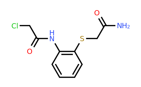 CAS 854357-43-0 | 2-{[2-(2-chloroacetamido)phenyl]sulfanyl}acetamide
