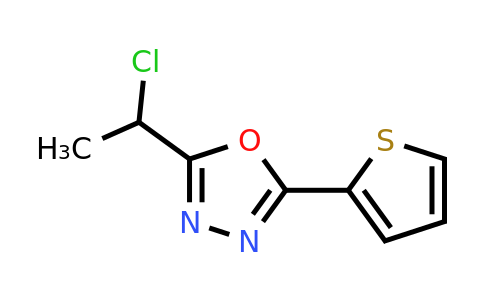 CAS 854357-49-6 | 2-(1-chloroethyl)-5-(thiophen-2-yl)-1,3,4-oxadiazole