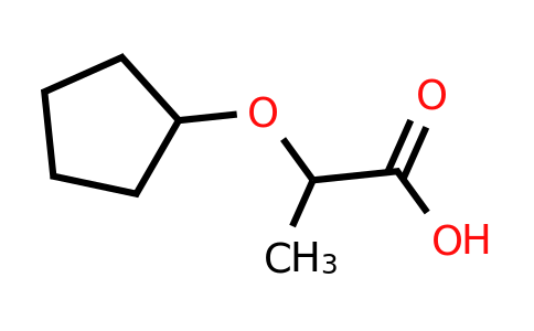 CAS 854673-20-4 | 2-(Cyclopentyloxy)propanoic acid