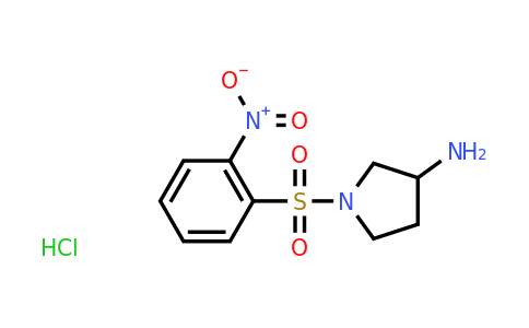 CAS 854750-90-6 | 1-(2-Nitro-benzenesulfonyl)-pyrrolidin-3-ylamine hydrochloride