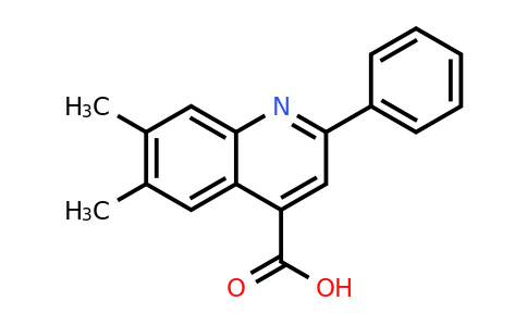 CAS 855165-44-5 | 6,7-Dimethyl-2-phenylquinoline-4-carboxylic acid