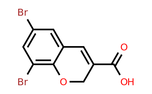 CAS 855286-71-4 | 6,8-Dibromo-2H-chromene-3-carboxylic acid
