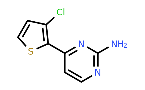 CAS 855308-67-7 | 4-(3-Chlorothiophen-2-yl)pyrimidin-2-amine