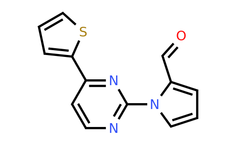 CAS 855308-68-8 | 1-(4-(Thiophen-2-yl)pyrimidin-2-yl)-1H-pyrrole-2-carbaldehyde