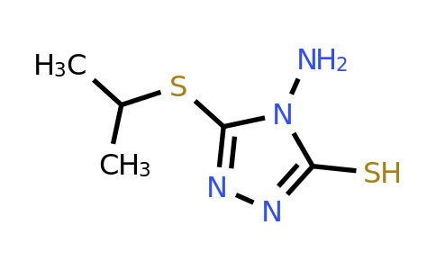 CAS 855715-13-8 | 4-amino-5-(propan-2-ylsulfanyl)-4H-1,2,4-triazole-3-thiol