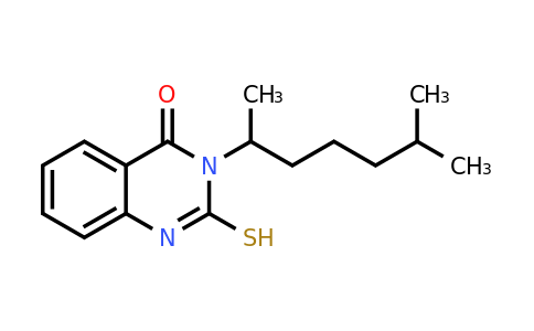 CAS 855715-17-2 | 3-(6-methylheptan-2-yl)-2-sulfanyl-3,4-dihydroquinazolin-4-one