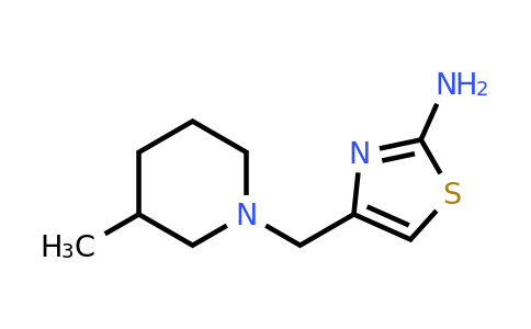 CAS 855715-26-3 | 4-[(3-methylpiperidin-1-yl)methyl]-1,3-thiazol-2-amine