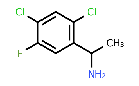 CAS 855715-32-1 | 1-(2,4-Dichloro-5-fluorophenyl)ethanamine