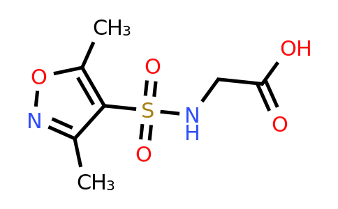 CAS 855742-23-3 | 2-(dimethyl-1,2-oxazole-4-sulfonamido)acetic acid