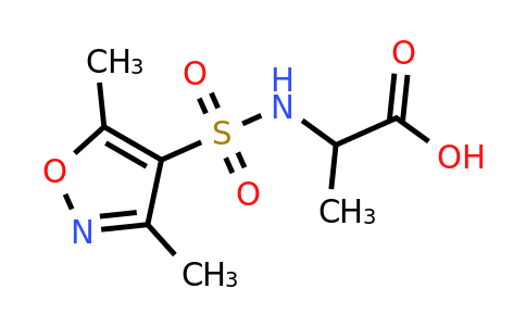CAS 855747-47-6 | 2-(dimethyl-1,2-oxazole-4-sulfonamido)propanoic acid