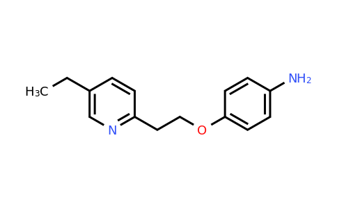 CAS 85583-40-0 | 4-(2-(5-Ethylpyridin-2-yl)ethoxy)aniline