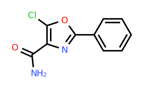 CAS 855841-14-4 | 5-chloro-2-phenyl-1,3-oxazole-4-carboxamide