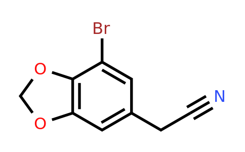 CAS 855937-55-2 | 2-(7-Bromo-2H-1,3-benzodioxol-5-yl)acetonitrile
