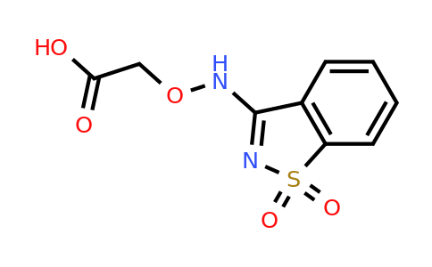 CAS 855991-65-0 | 2-{[(1,1-dioxo-1lambda6,2-benzothiazol-3-yl)amino]oxy}acetic acid
