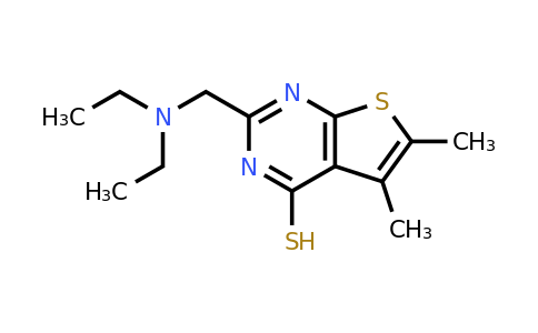 CAS 855991-74-1 | 2-[(diethylamino)methyl]-5,6-dimethylthieno[2,3-d]pyrimidine-4-thiol