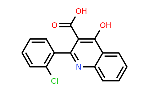 CAS 856086-79-8 | 2-(2-Chlorophenyl)-4-hydroxyquinoline-3-carboxylic acid