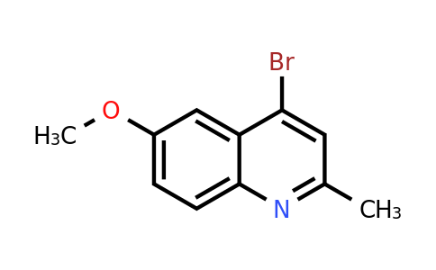 CAS 856095-00-6 | 4-Bromo-6-methoxy-2-methylquinoline