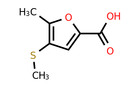 CAS 856122-66-2 | 5-Methyl-4-(methylsulfanyl)furan-2-carboxylic acid