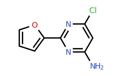 CAS 856173-22-3 | 6-Chloro-2-(furan-2-yl)pyrimidin-4-amine