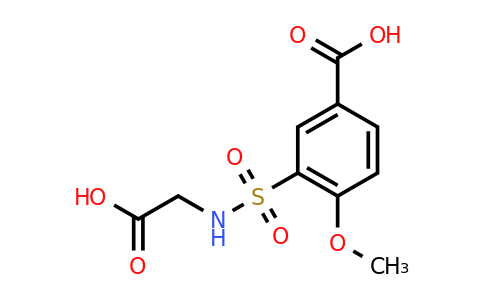 CAS 85622-49-7 | 3-[(carboxymethyl)sulfamoyl]-4-methoxybenzoic acid
