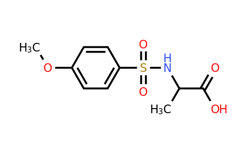 CAS 85622-69-1 | 2-(4-methoxybenzenesulfonamido)propanoic acid