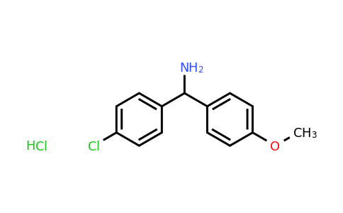 CAS 856355-54-9 | (4-Chlorophenyl)(4-methoxyphenyl)methanamine hydrochloride