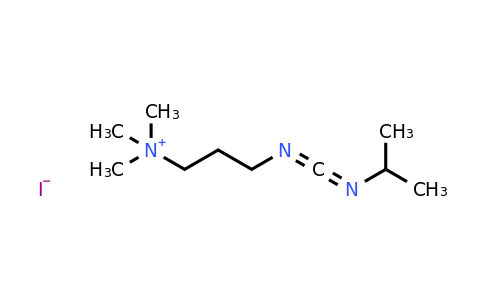 CAS 856357-50-1 | Trimethyl[3-({[(propan-2-yl)imino]methylidene}amino)propyl]azanium iodide