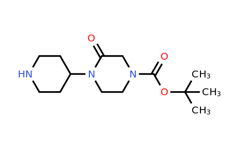 CAS 856418-53-6 | tert-butyl 3-oxo-4-(piperidin-4-yl)piperazine-1-carboxylate