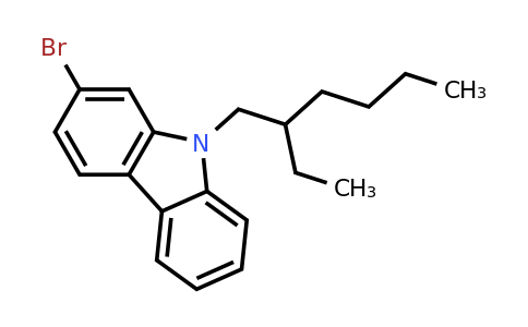 CAS 856422-39-4 | 2-Bromo-9-(2-ethylhexyl)-9H-carbazole