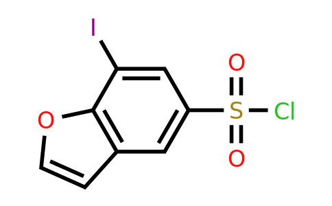 CAS 856678-58-5 | 7-Iodobenzofuran-5-sulfonyl chloride