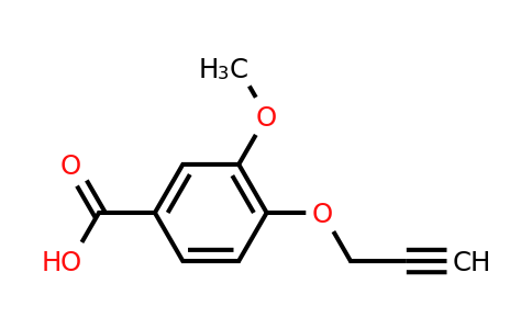 CAS 85680-64-4 | 3-Methoxy-4-(prop-2-ynyloxy)benzoic acid