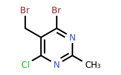 CAS 856975-67-2 | 4-Bromo-5-(bromomethyl)-6-chloro-2-methylpyrimidine