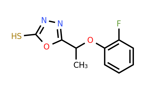 CAS 857041-75-9 | 5-[1-(2-fluorophenoxy)ethyl]-1,3,4-oxadiazole-2-thiol