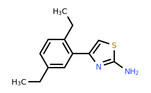 CAS 857041-76-0 | 4-(2,5-diethylphenyl)-1,3-thiazol-2-amine