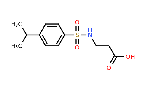 CAS 857041-86-2 | 3-[4-(propan-2-yl)benzenesulfonamido]propanoic acid