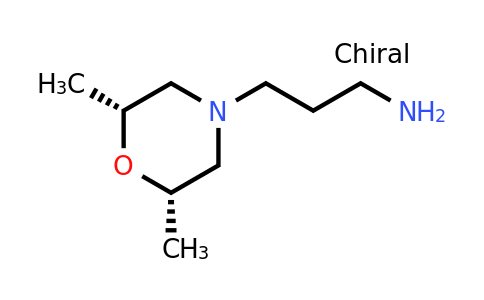 CAS 857070-96-3 | 3-((2R,6S)-2,6-Dimethylmorpholino)propan-1-amine