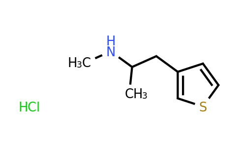 CAS 857361-90-1 | Methyl[1-(thiophen-3-yl)propan-2-yl]amine hydrochloride