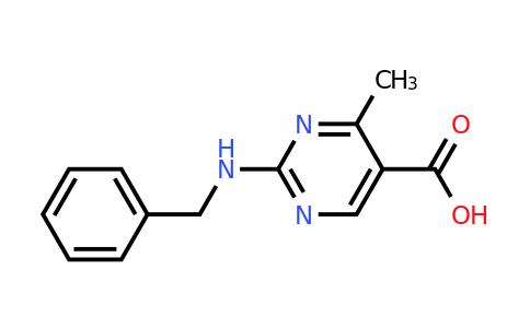 CAS 857410-55-0 | 2-(Benzylamino)-4-methylpyrimidine-5-carboxylic acid