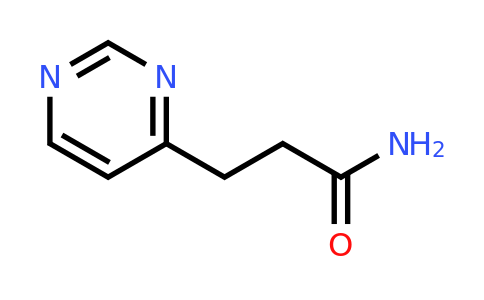 CAS 857412-33-0 | 3-(Pyrimidin-4-yl)propanamide