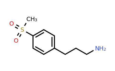 CAS 857524-09-5 | 3-(4-Methanesulfonyl-phenyl)-propylamine