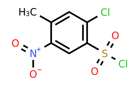 CAS 858004-24-7 | 2-chloro-4-methyl-5-nitrobenzene-1-sulfonyl chloride