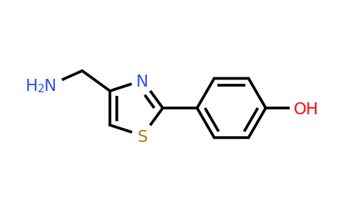 CAS 858009-29-7 | 4-(4-Aminomethyl-thiazol-2-YL)-phenol