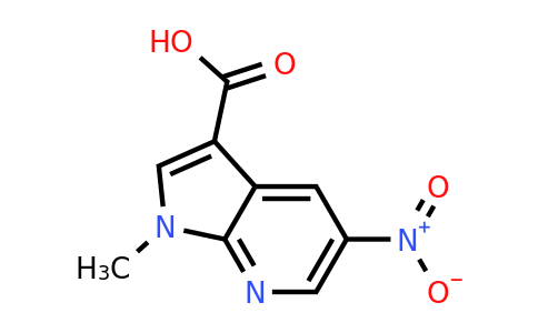 CAS 858340-95-1 | 1-methyl-5-nitro-1H-pyrrolo[2,3-b]pyridine-3-carboxylic acid