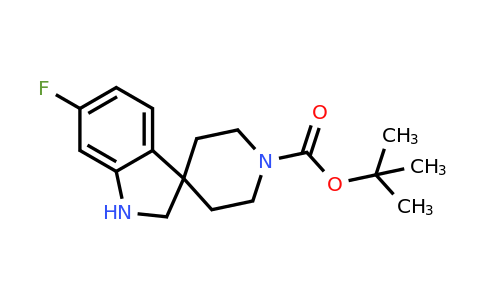 CAS 858351-40-3 | tert-butyl 6-fluorospiro[indoline-3,4'-piperidine]-1'-carboxylate