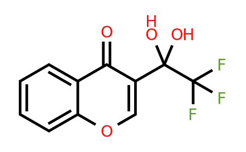 CAS 858369-47-8 | 3-(2,2,2-Trifluoro-1,1-dihydroxyethyl)-4H-chromen-4-one
