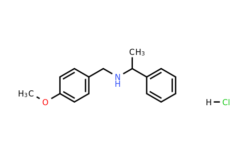 CAS 858427-92-6 | N-(4-Methoxybenzyl)-1-phenylethanamine hydrochloride